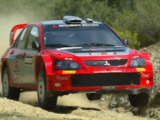 Гали и неговият Mitsubishi Lancer WRC05 се нареждат на второ място след първия етап на Рали Турция
